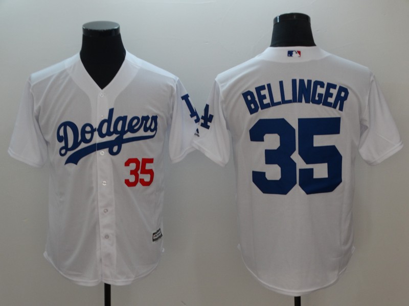 2018 Men Los Angeles Dodgers #35 Bellinger game jerseys->->MLB Jersey